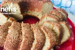 Enfes Tahinli Susamlı Kek Enfes Tahinli Susamlı Kek