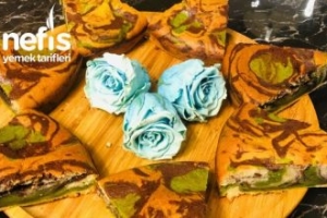 Gökkuşağı Pandispanya Keki Gökkuşağı Pandispanya Keki