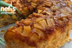 Karamelli Elmalı Kek Karamelli Elmalı Kek