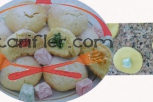 Lokumlu Kurabiye Tarifi Lokumlu Kurabiye Tarifi