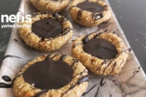 Çikolata Dolgulu Pişmeyen Tartolet Çikolata Dolgulu Pişmeyen Tartolet