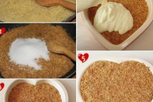 İrmikli Kadayıf Pastası Tarifi İrmikli Kadayıf Pastası Tarifi