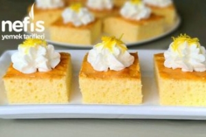 Limon Kremalı Ve Limoni Pamuk Kek Limon Kremalı Ve Limoni Pamuk Kek