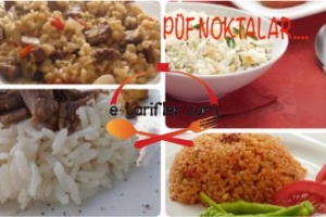 Pilav Yapmanın Püf Noktaları Pilav Yapmanın Püf Noktaları