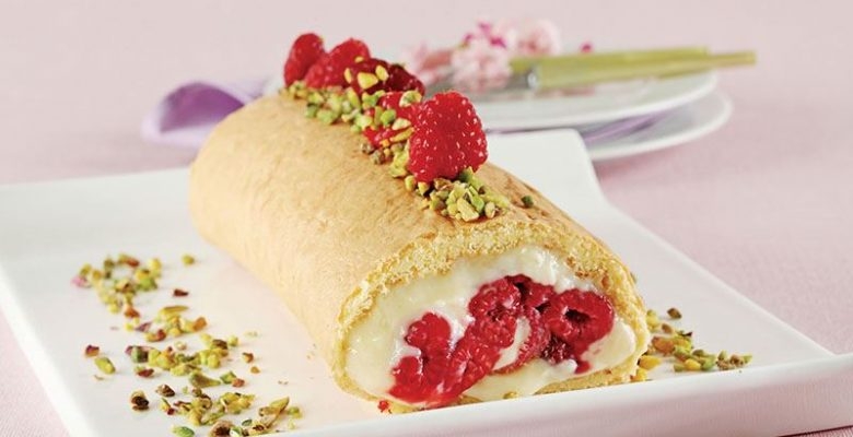 Ahududulu Rulo Pasta Ahududulu Rulo Pasta