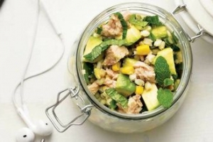 Avokadolu Ve Buğdaylı Salata Avokadolu Ve Buğdaylı Salata