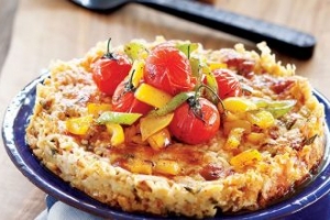 Biberli Ve Domates Soslu Fırında Peynir Biberli Ve Domates Soslu Fırında Peynir