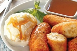 Hindistan Cevizli Kızartılmış Muz Hindistan Cevizli Kızartılmış Muz