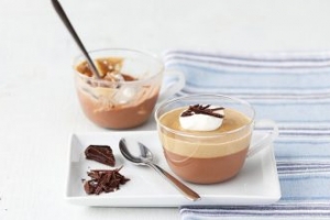 Kahveli Ve Çikolatalı Puding Kahveli Ve Çikolatalı Puding