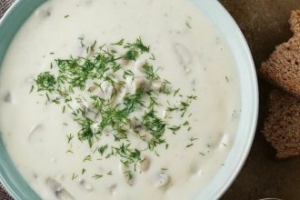 Kremalı Mantar Çorbası Kremalı Mantar Çorbası