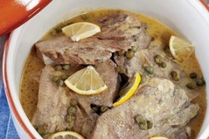 Limon Soslu Dana Dil Limon Soslu Dana Dil