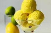 Limon Soslu Zerdeçallı Dondurma Limon Soslu Zerdeçallı Dondurma