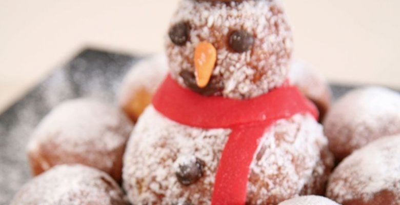 Marmelatlı Kardan Adam Topları Marmelatlı Kardan Adam Topları