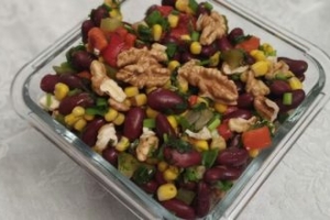 Meksika Fasulyesi Salatası Meksika Fasulyesi Salatası