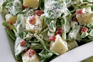 Patatesli Semizotu Salatası Patatesli Semizotu Salatası