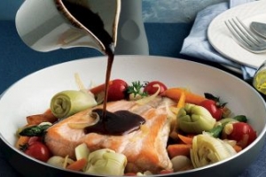 Sebzeli Izgara Somon Sebzeli Izgara Somon