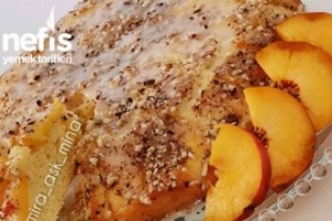 Şeftali Ve Yoğurt Soslu Yaz Keki (Videolu) Şeftali Ve Yoğurt Soslu Yaz Keki (Videolu)