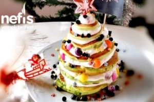 Yılbaşı Ağacı Pankek (Videolu) Yılbaşı Ağacı Pankek (Videolu)