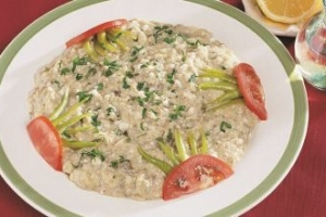 Beyaz Peynirli Patlıcan Salatası Beyaz Peynirli Patlıcan Salatası