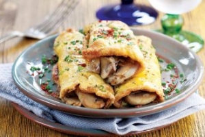 Yenibaharlı Ve Mantarlı Omlet Yenibaharlı Ve Mantarlı Omlet