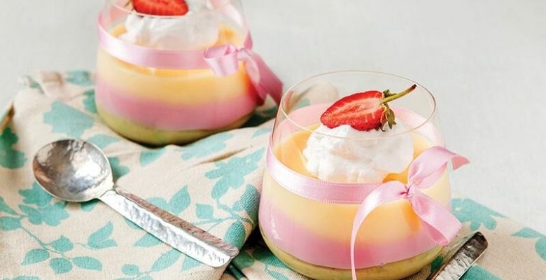 Renkli Puding Kupları Renkli Puding Kupları