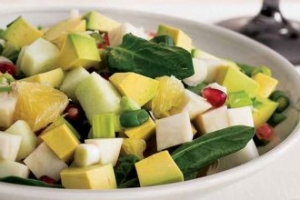 Avokadolu Ve Yeşil Elmalı Narlı Salata Avokadolu Ve Yeşil Elmalı Narlı Salata