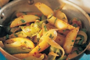 Biberli Patates Tava Biberli Patates Tava