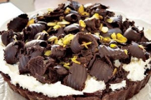 Çikolatalı, Pudingli Pasta Çikolatalı, Pudingli Pasta