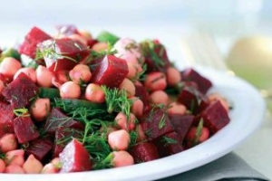 Pancarlı Ve Nohutlu Salata Pancarlı Ve Nohutlu Salata