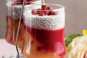 Nar Ve Chia Tohumları İle Mangolu Frambuaz Jölesi Nar Ve Chia Tohumları İle Mangolu Frambuaz Jölesi
