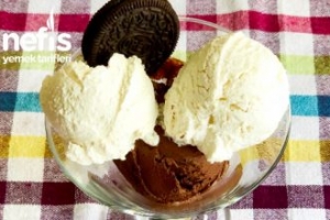 Çikolatalı Dondurma, Vanilyalı Dondurma 3 Malzeme İle Makine Yok Gerçek Dondurma Videolu Çikolatalı Dondurma, Vanilyalı Dondurma 3 Malzeme İle Makine Yok Gerçek Dondurma Videolu