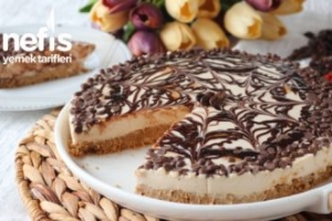 Çok Pratik Pişmeyen Latte Cheesecake Videolu Çok Pratik Pişmeyen Latte Cheesecake Videolu