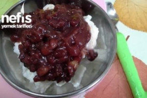 Kırmızı Fasulye Dondurma Pat-Bing-Su Kırmızı Fasulye Dondurma Pat-Bing-Su