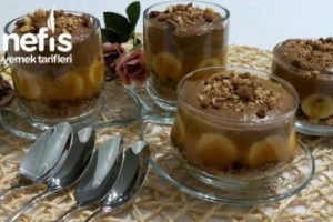 Muz Karamel Çikolatalı Kup Muz Karamel Çikolatalı Kup