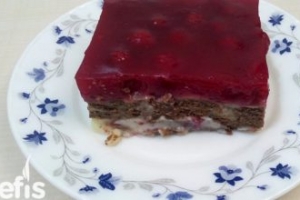 Pudingle Dondurma Tipli Tatlı Pudingle Dondurma Tipli Tatlı