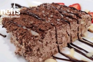 Çikolatalı, Cevizli, Bisküvili Ve Pudingli Cool Whıp Tatlısı Çikolatalı, Cevizli, Bisküvili Ve Pudingli Cool Whıp Tatlısı