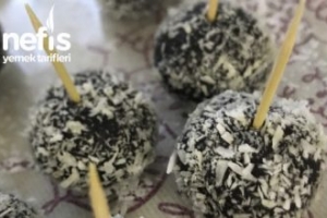 Hazır Kekle Yapılan Çikolata Topları Hazır Kekle Yapılan Çikolata Topları