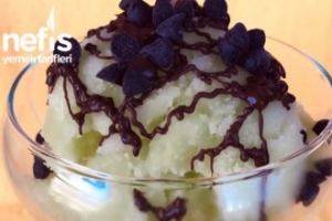 Kavun Meyveli Dondurma (Cantaloupe Sorbet) Kavun Meyveli Dondurma (Cantaloupe Sorbet)