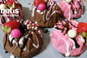 Çikolata Kaplı Mozaik Pasta Çikolata Kaplı Mozaik Pasta