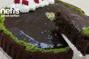 Çikolatalı Muhallebili Tart Kek Çikolatalı Muhallebili Tart Kek