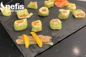 Salatalık Ve Mangolu Sushi Salatalık Ve Mangolu Sushi