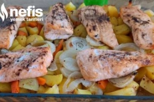 Sebzeli Somon Balığı Sebzeli Somon Balığı