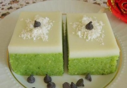 Ispanaklı Sütlü Irmik Tatlısı