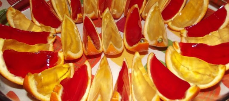 Portakallı Limonlu Jöle Dilimleri
