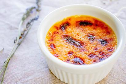 Lavanta Aromalı Krem Brulle