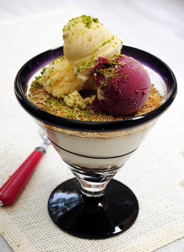 Kadayıflı Muhallebi Tatlısı