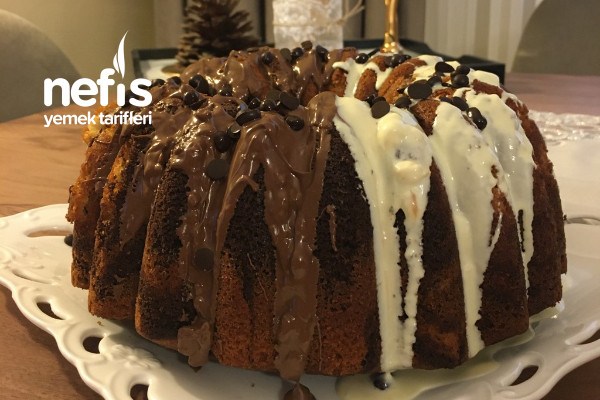 Çikolata Soslu Mozaik Kek