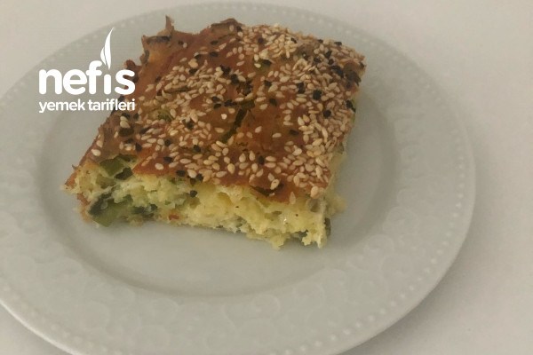 Darı Unlu Pırasa Keki