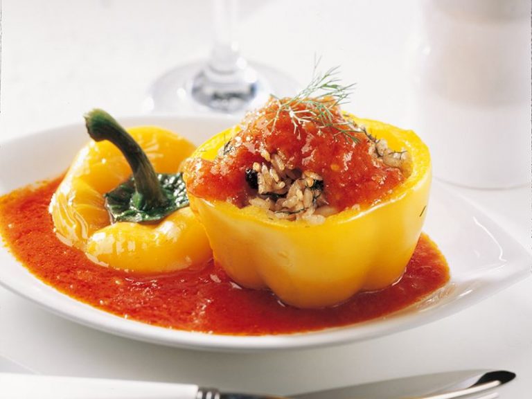 Baharatlı Biber Dolması