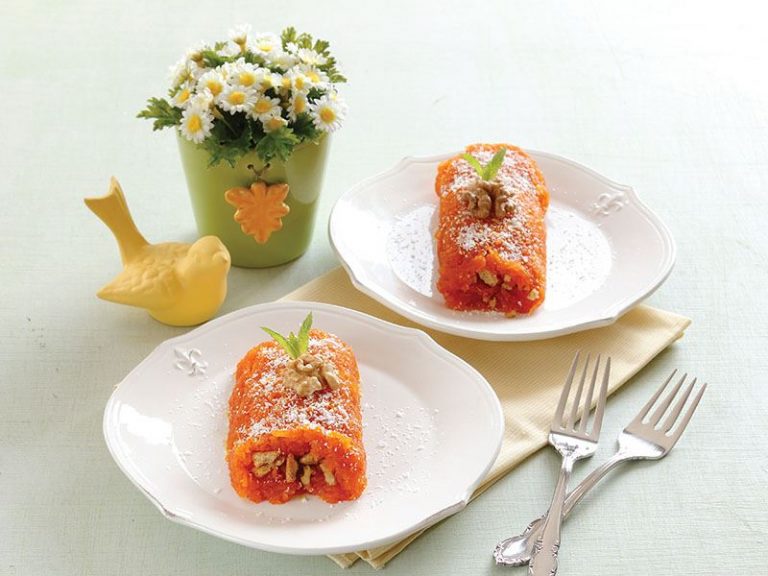 Bisküvili Ve Cevizli Havuç Tatlısı